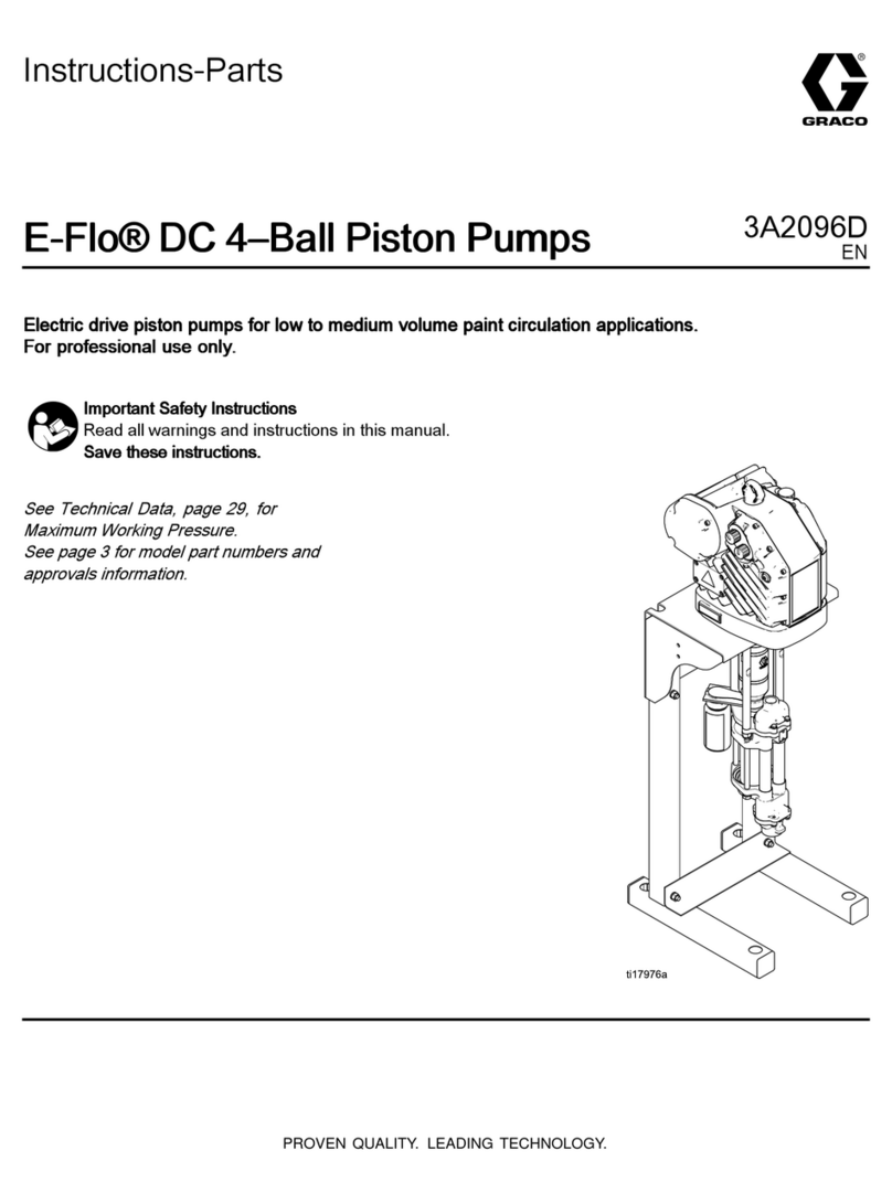 Graco E-Flo EC1110 Instructions-parts list