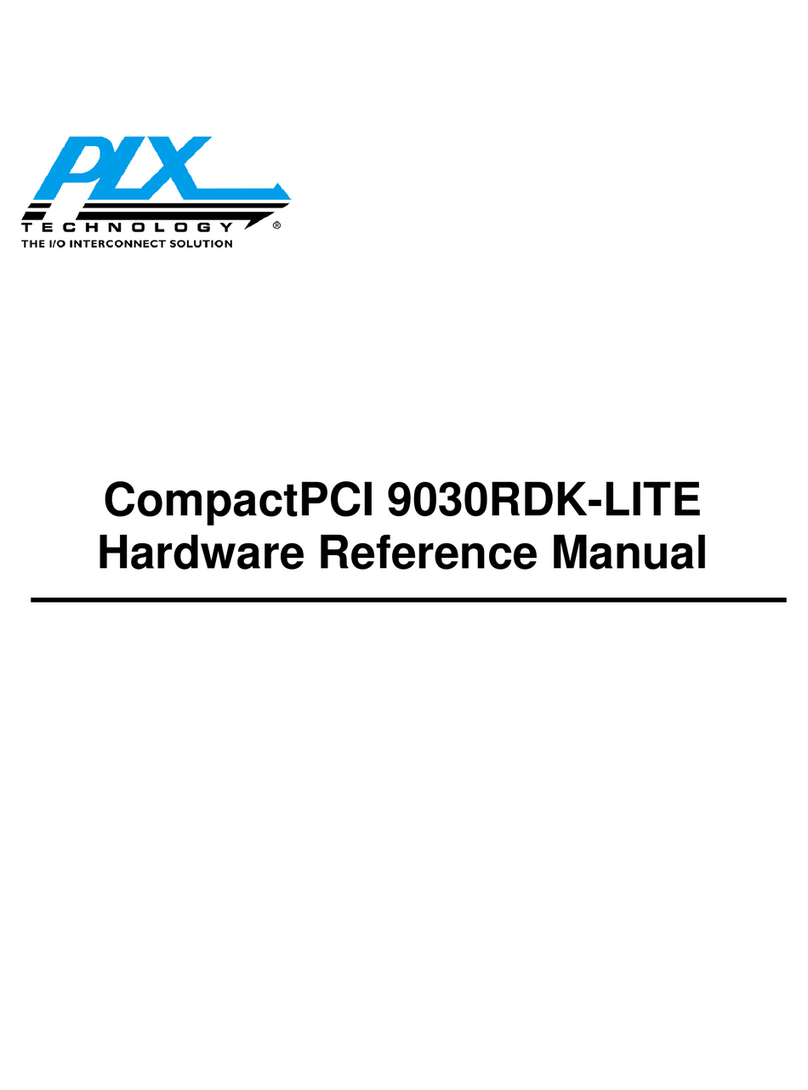 PLX Technology CompactPCI 9030RDK-LITE Quick user guide