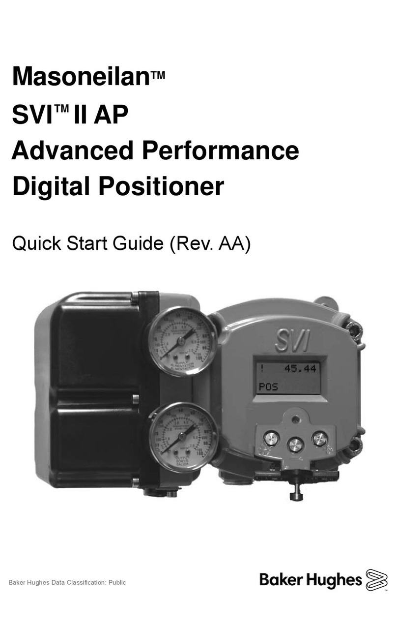 Baker Hughes Masoneilan SVI II AP Series quick start guide
