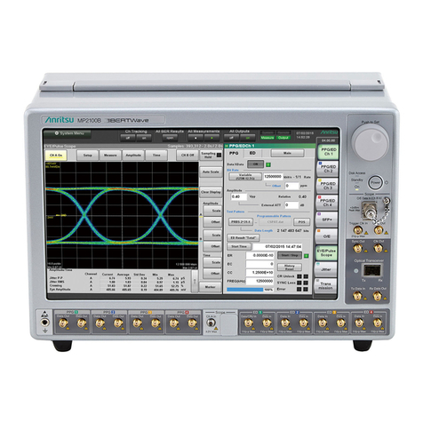 Anritsu BERTWave MP2100B Operation manual