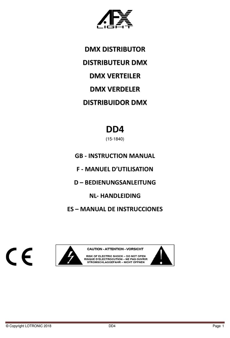 afx light DD4 instruction manual