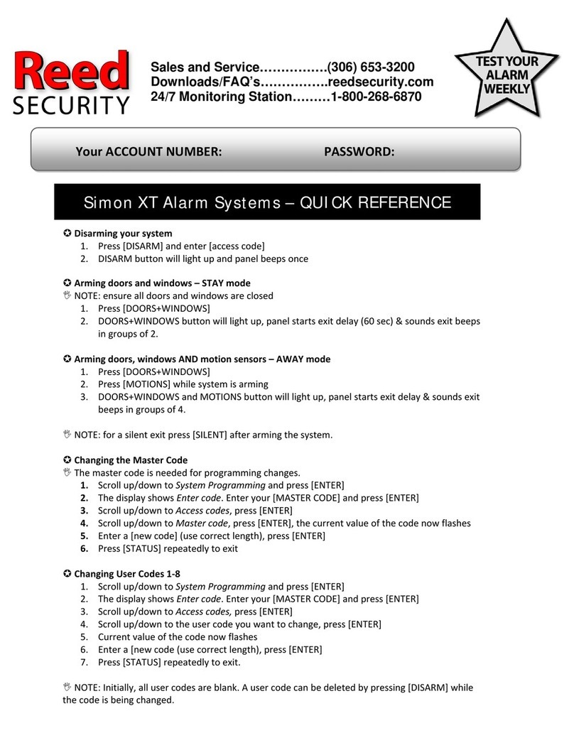 Interlogix Simon XT User manual