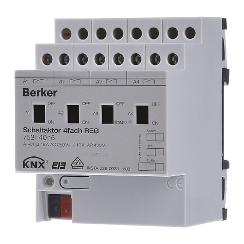 KNX Berker 7531 40 18 User manual