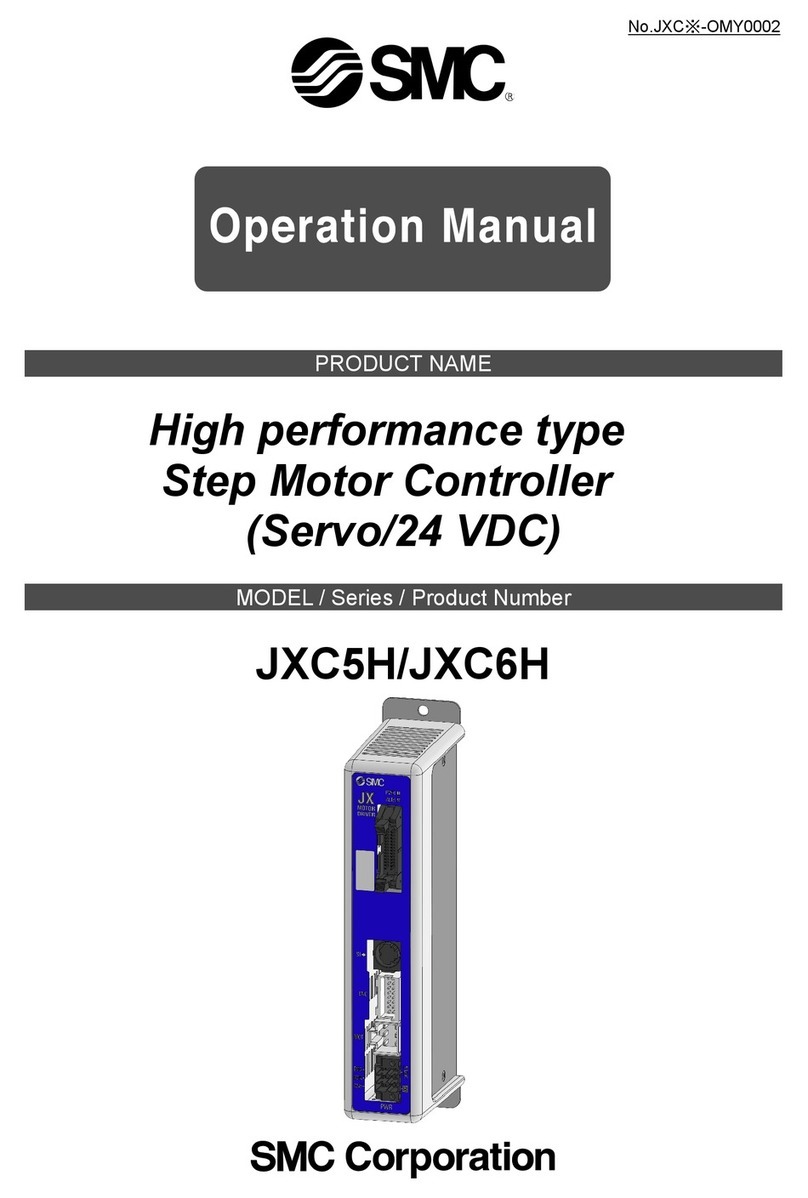 SMC Networks JXC5H Operation manual