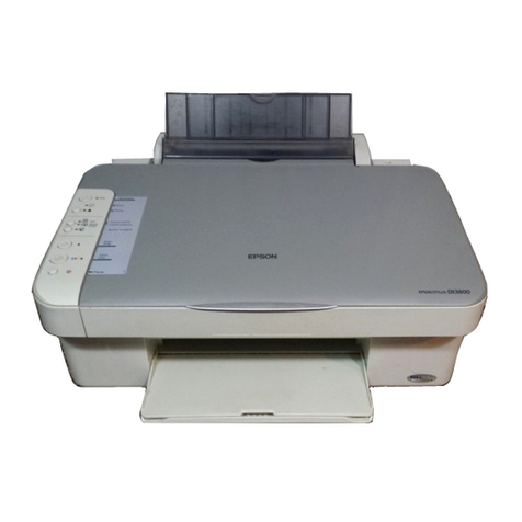 Epson Stylus DX3800 Series Operating manual