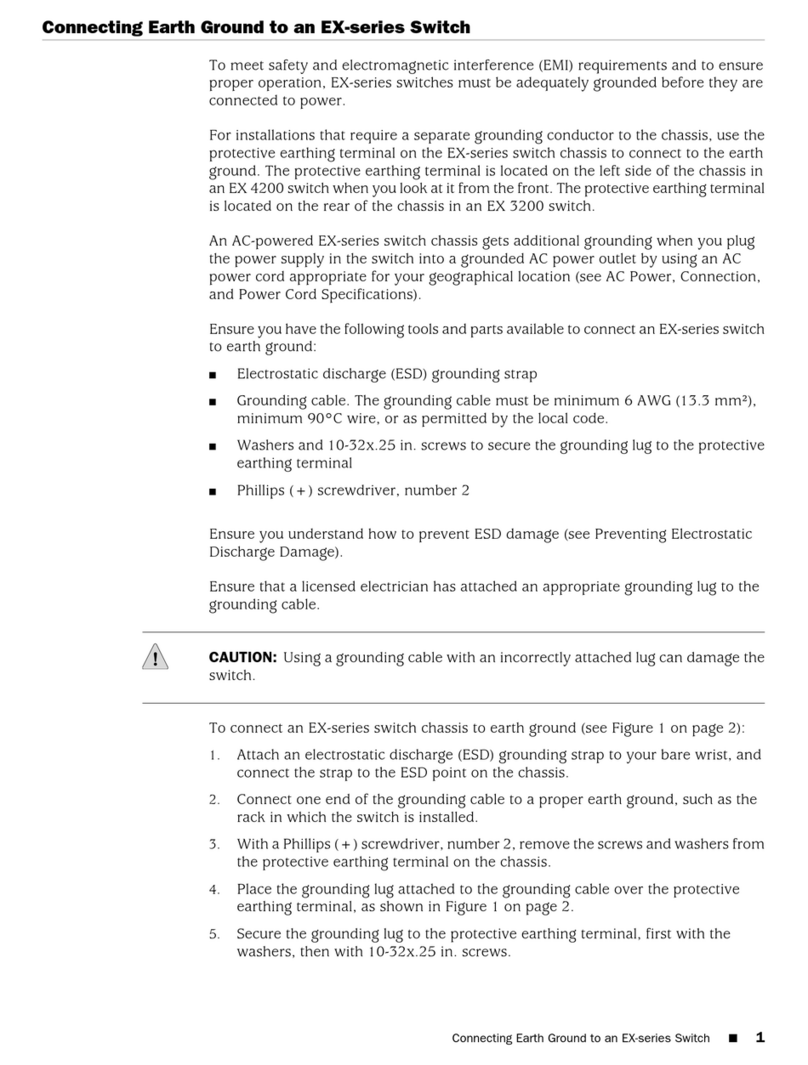 Juniper EX Series User manual