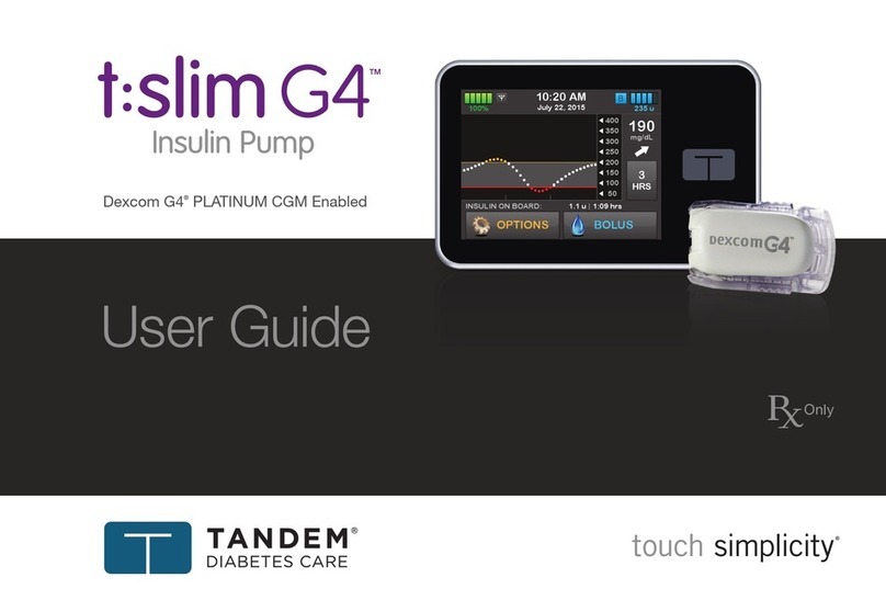 Tandem t:slim G4 User manual