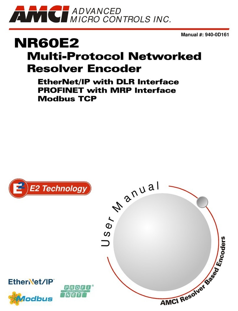 AMCI NR60E2 User manual