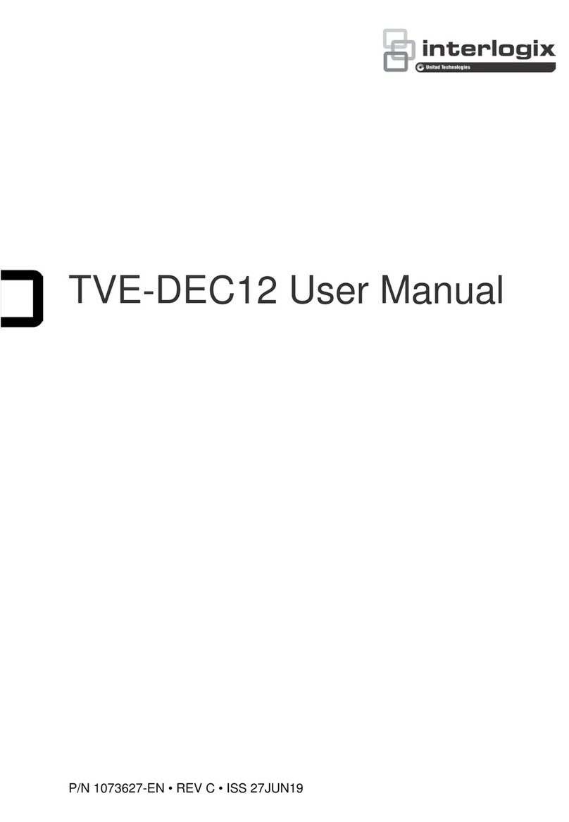 UTC Interlogix TVE-DEC12 user manual