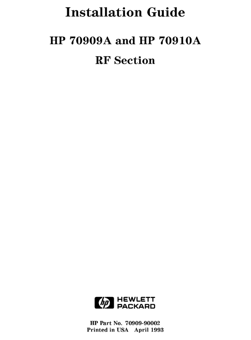 HP HP 70909A User manual