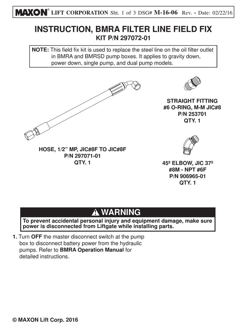 Maxon 297072-01 User manual Maxon 297072-01 User manual