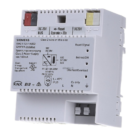 Siemens GAMMA instabus 5WG1125-1AB02 Service manual Siemens GAMMA instabus 5WG1125-1AB02 Service manual