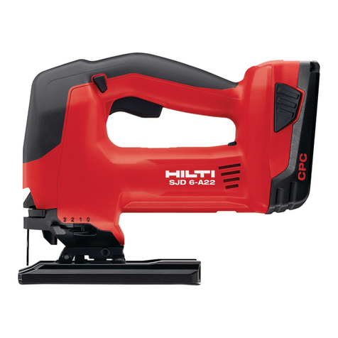 Hilti SJD 6-A22 operating instructions