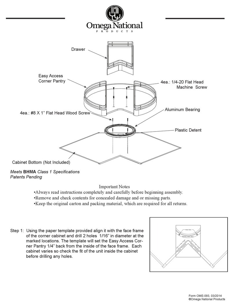 Omega National NPT8730K quick start guide