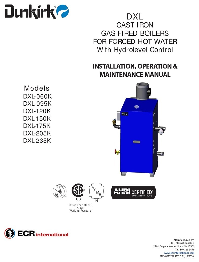 Dunkirk DXL Series Instruction manual