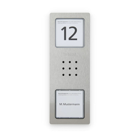 SSS Siedle CA 812-1 Product information
