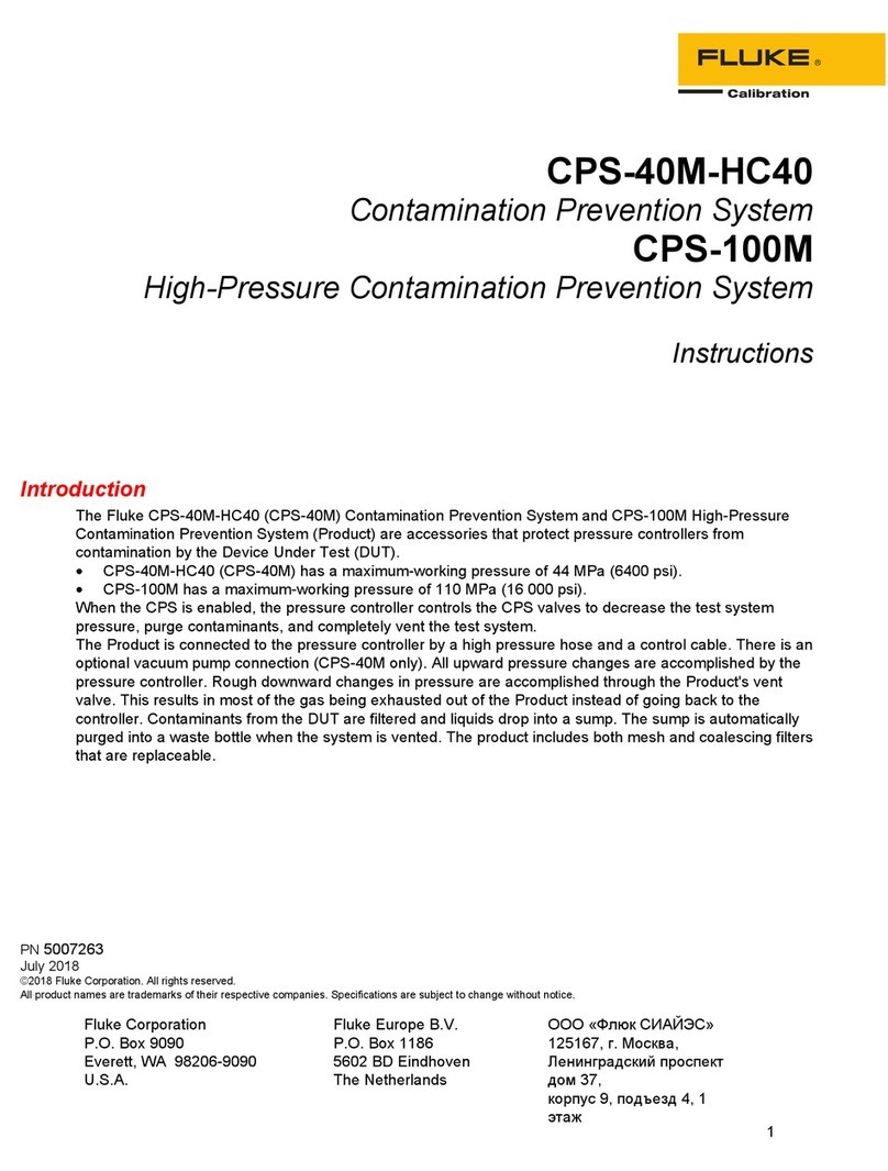 Fluke CPS-40M-HC40 instructions