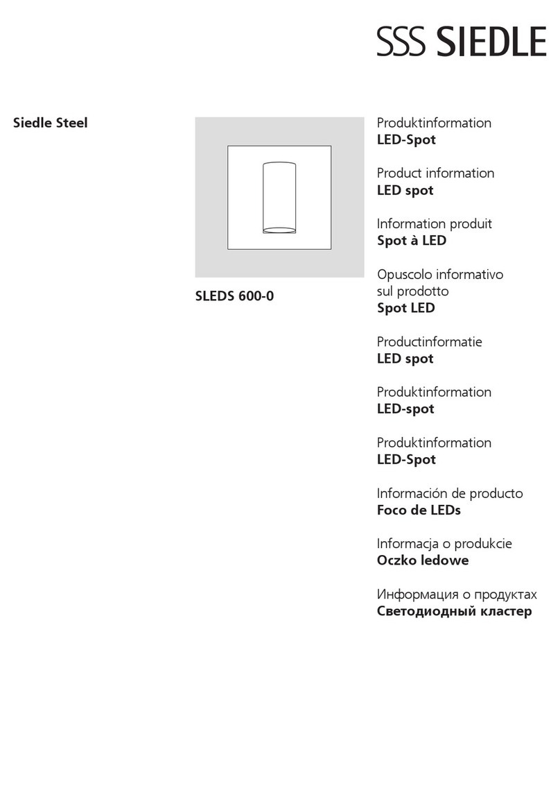 SSS Siedle Siedle Steel SLEDS 600-0 User manual