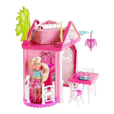 Mattel Barbie BDG50 instructions
