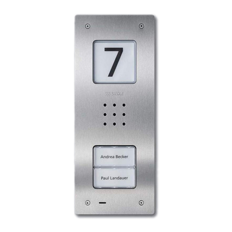 SSS Siedle CA 812-1 User manual