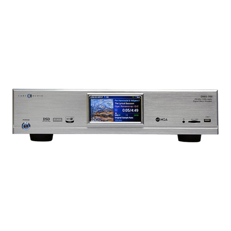 Cary Audio Design DMS-500 Faq