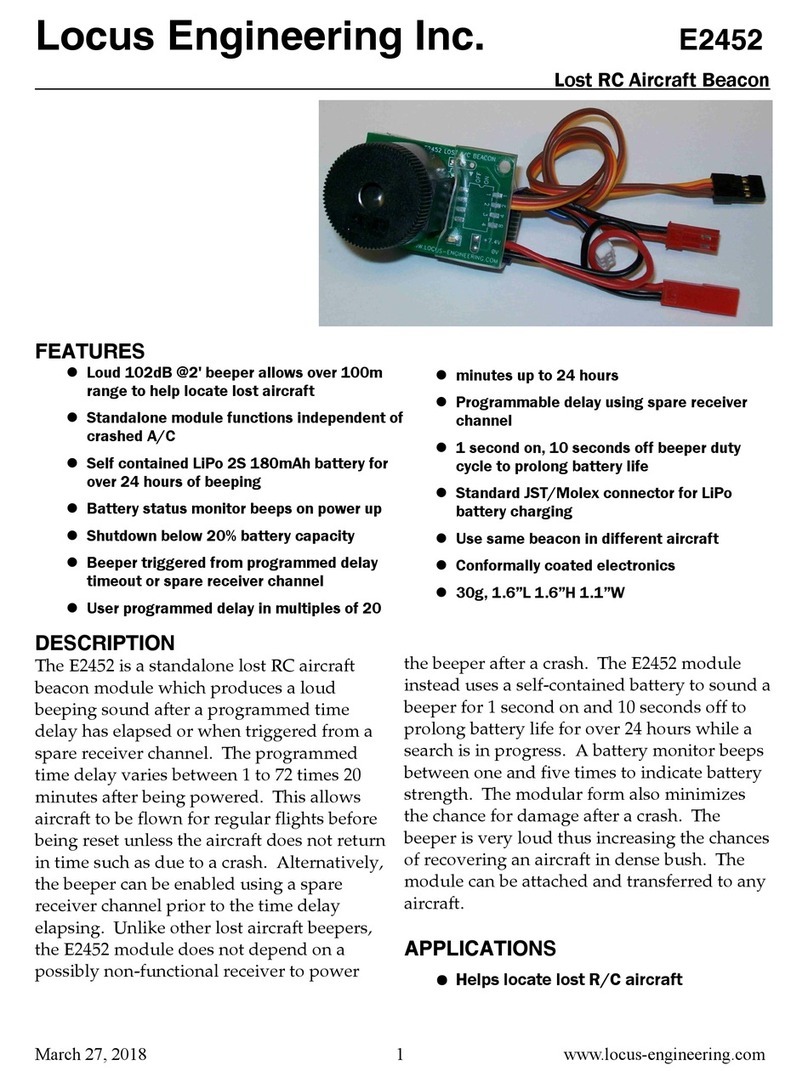 Locus Engineering E2452 User manual