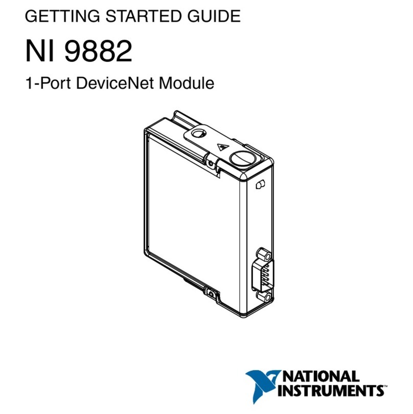 National Instruments NI 9882 Getting started guide National Instruments NI 9882 Getting started guide
