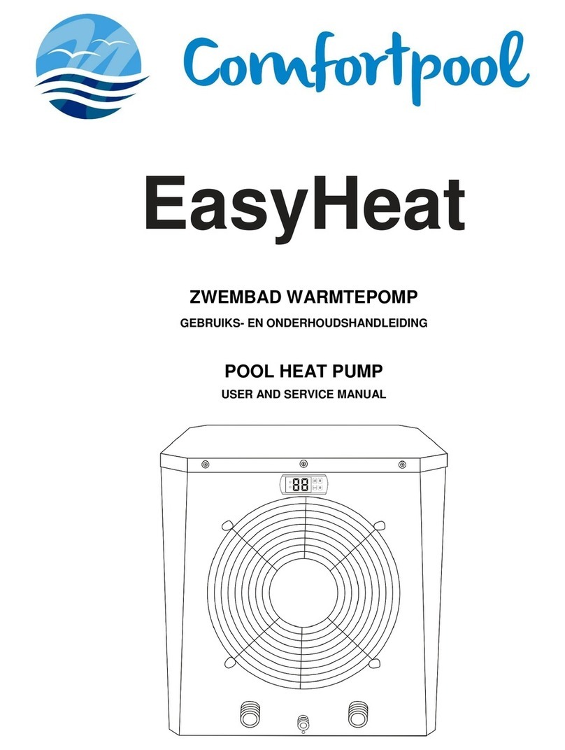 COMFORTPOOL EasyHeat Series User and service manual