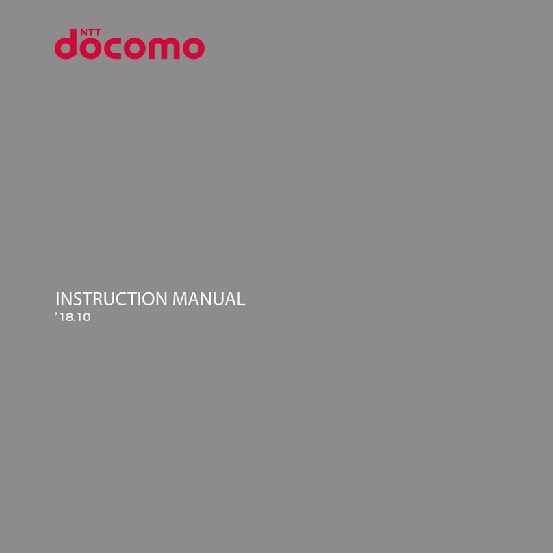 NTT docomo SO Series instruction manual