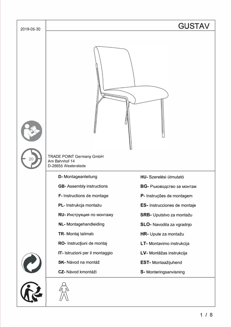 TRADE POINT GUSTAV Assembly instructions