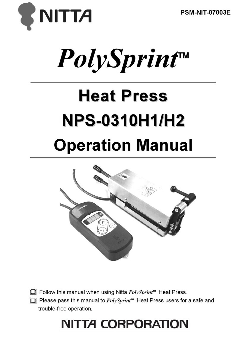 Nitta PolySprint NPS-0310H1 Operation manual