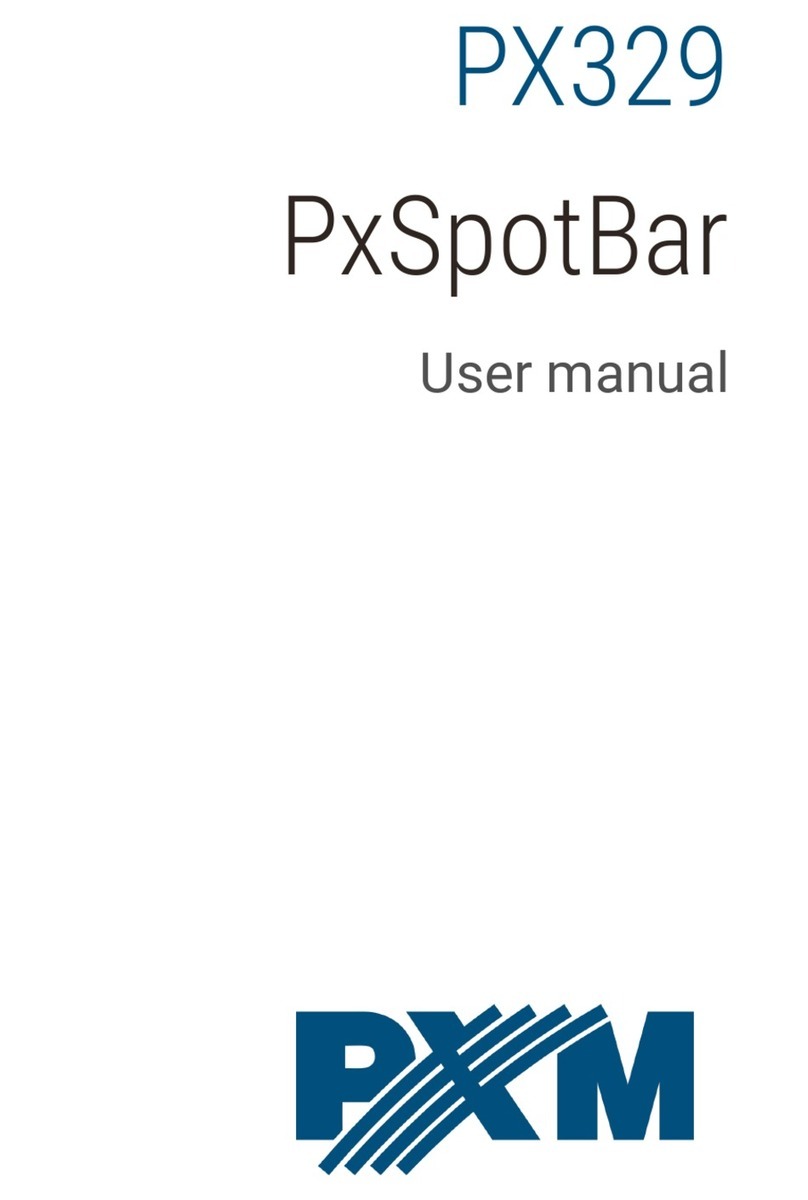 PXM PxSpotBar User manual