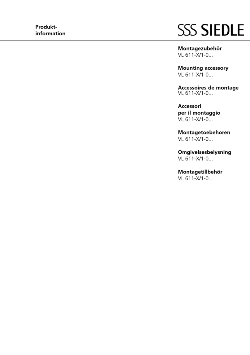 SSS Siedle VL 611-X/1-0 Series User manual