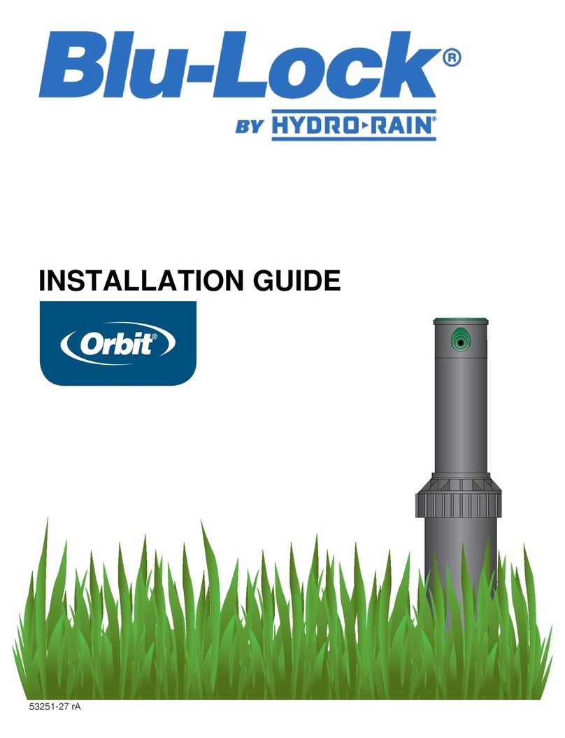 HYDRO-RAIN ORBIT SPRINKLER SYSTEM DESIGNER installation guide