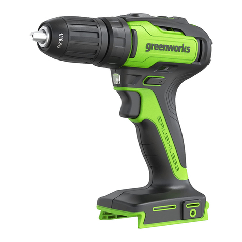 GreenWorks DD24L00 Operator's manual