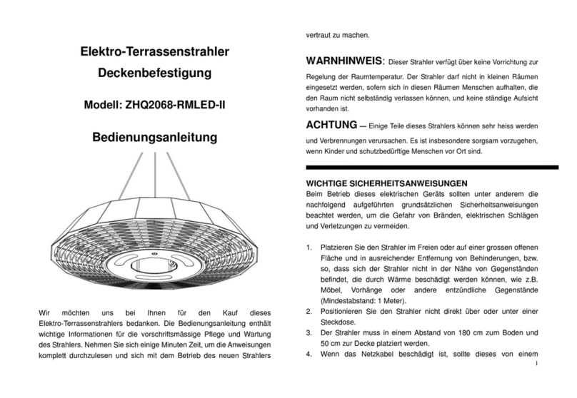 Lehner Versand ZHQ2068-RMLED-II Operating	 instruction