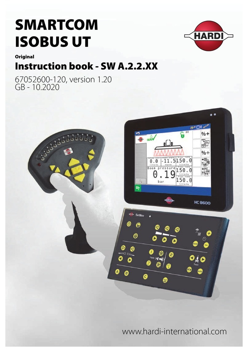 Hardi SMARTCOM ISOBUS UT SW A.2.2 Series User manual