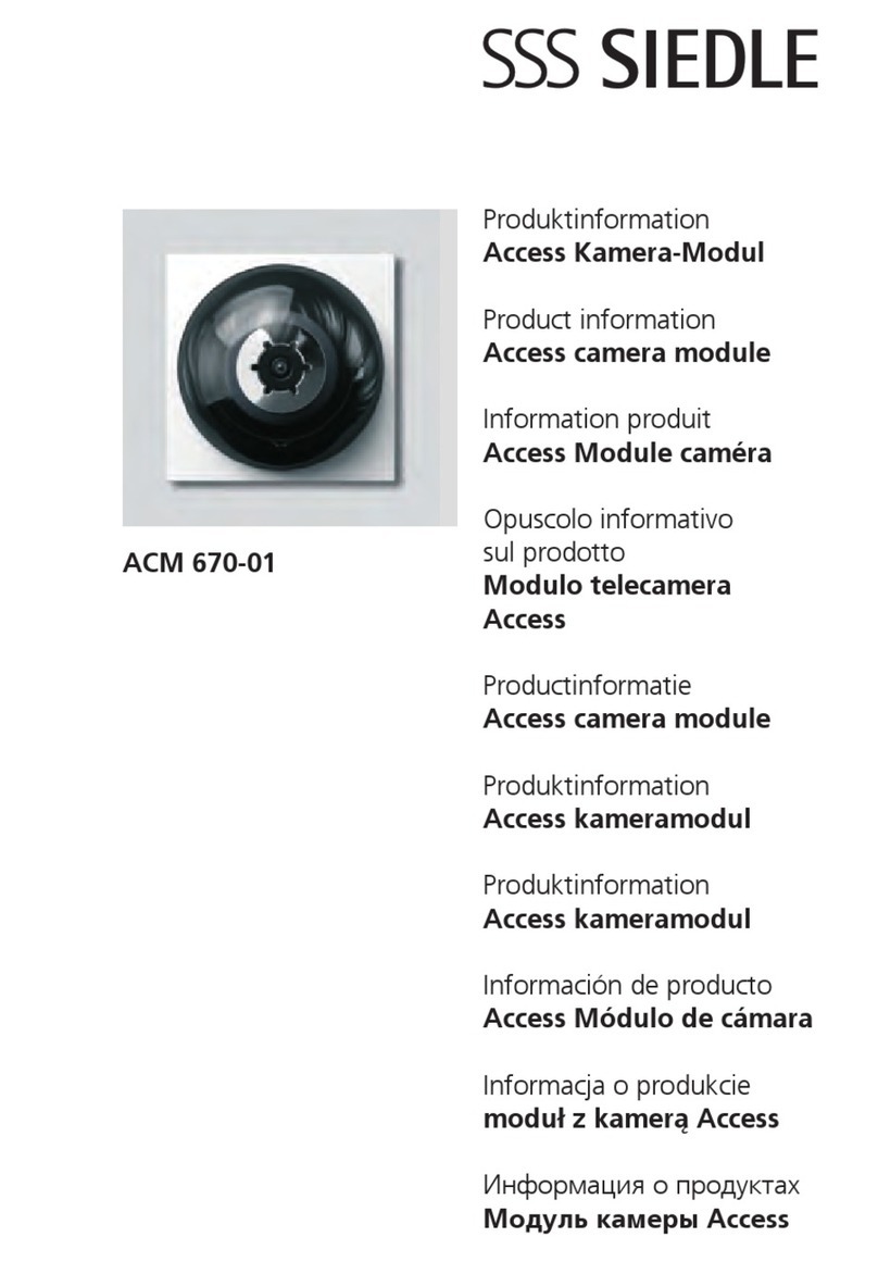SSS Siedle ACM 670-01 Product information