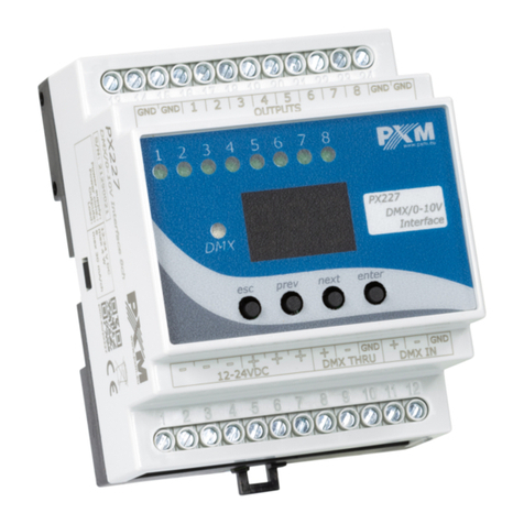 PXM DMX DEMUX 8 User manual