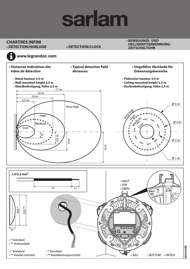 LEGRAND SALARM SL532072 User manual LEGRAND SALARM SL532072 User manual