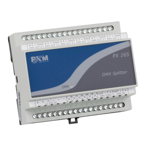 PXM DMX Splitter manual