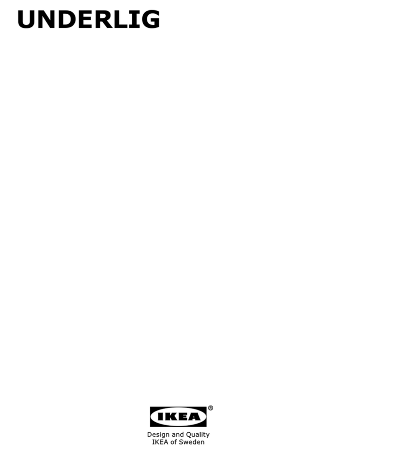 IKEA UNDERLIG 903.485.53 User manual