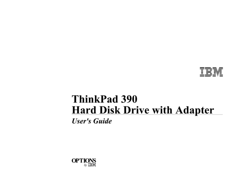 IBM ThinkPad 390 User manual IBM ThinkPad 390 User manual