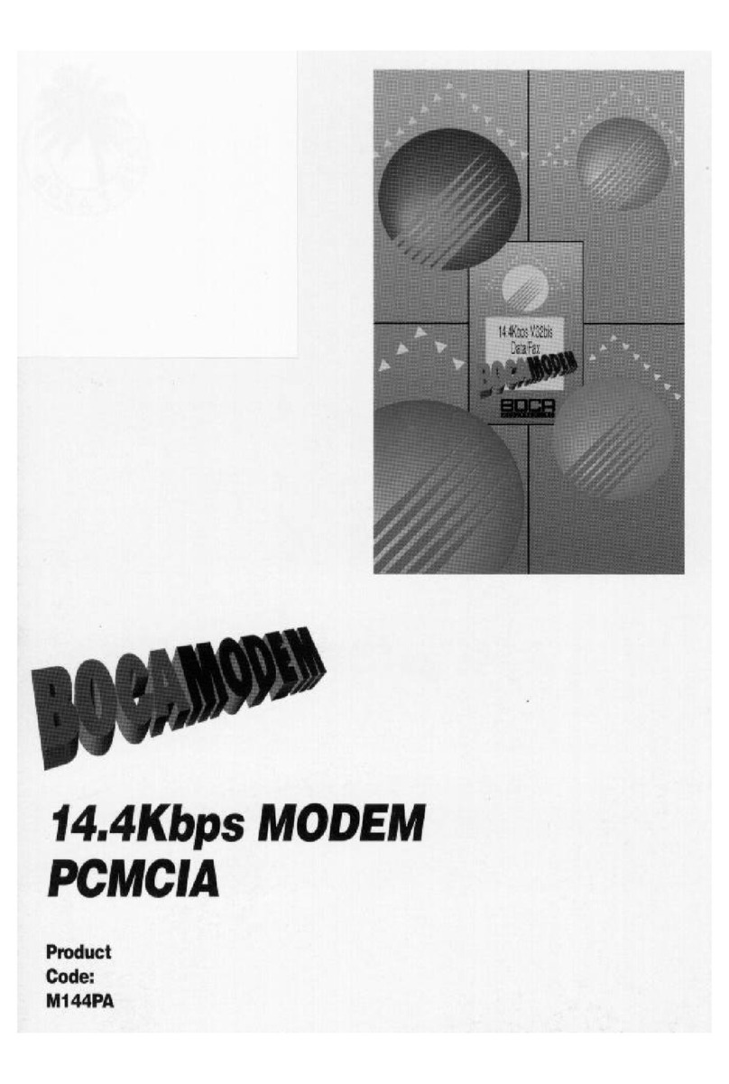 Boca Systems M144PA User manual Boca Systems M144PA User manual