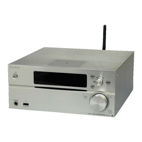 Sony MAP-S1 User manual Sony MAP-S1 User manual