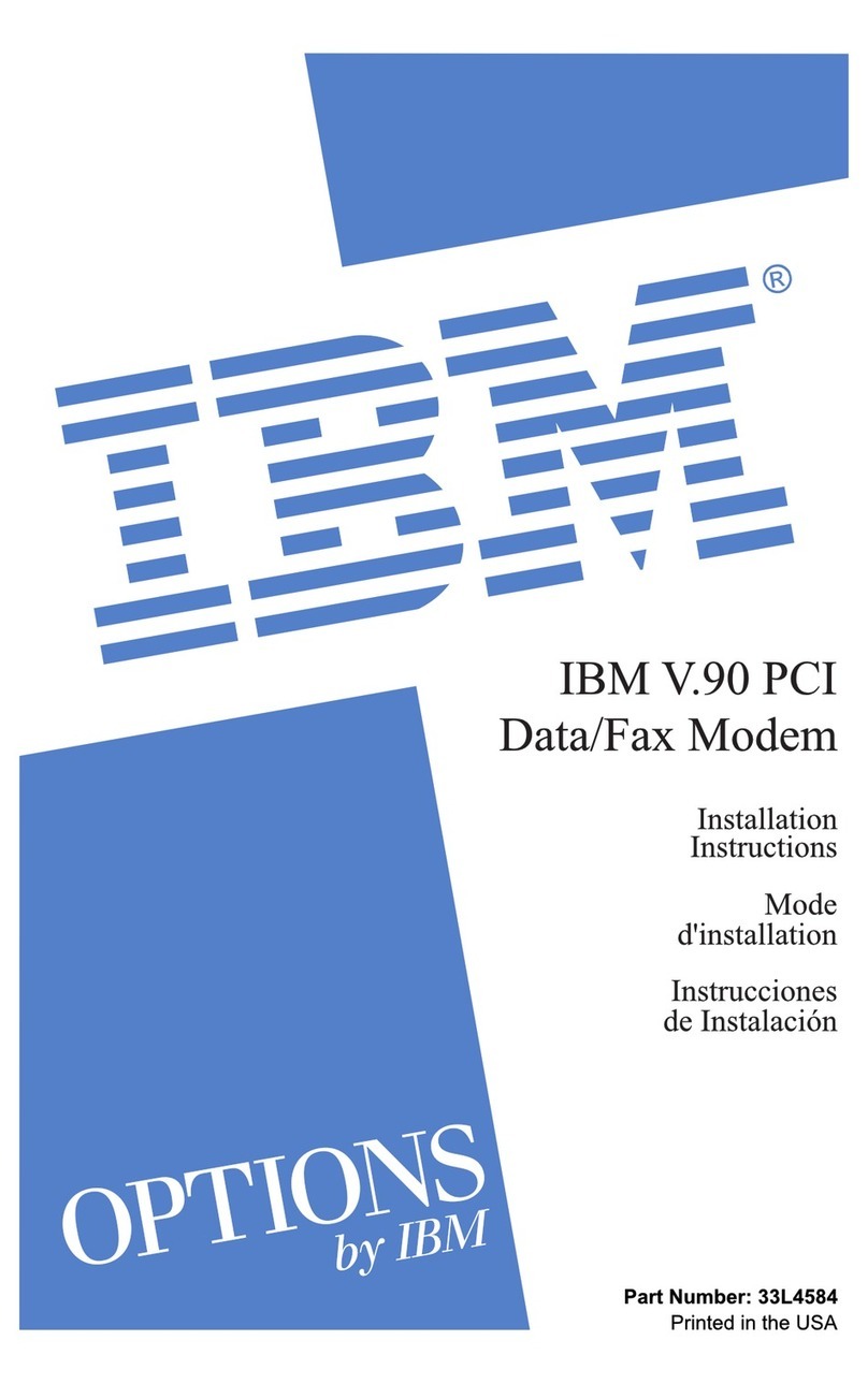 IBM V.90 PCI Installation instruction