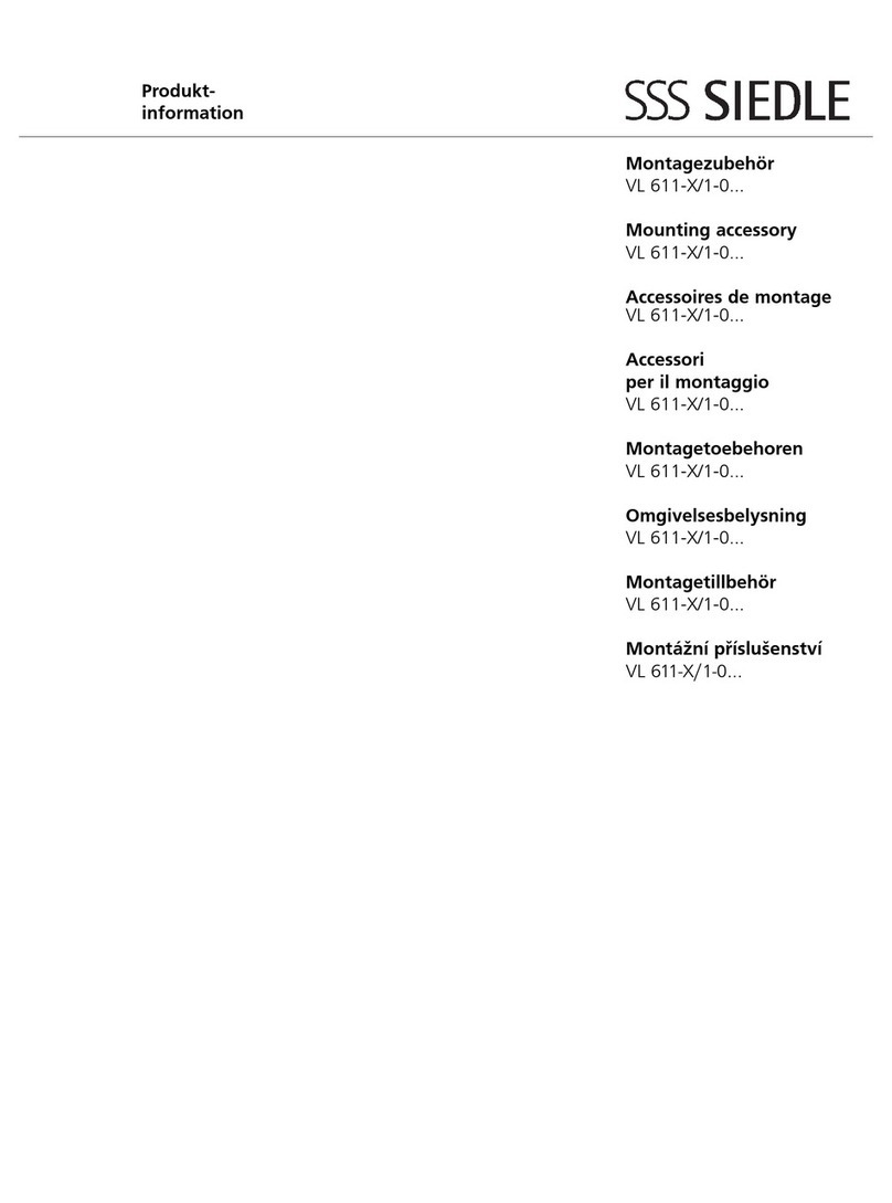 SSS Siedle VL 611-X/1-0 Series Product information