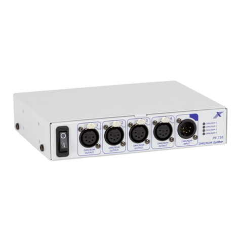 PXM Splitter DMX-RDM manual