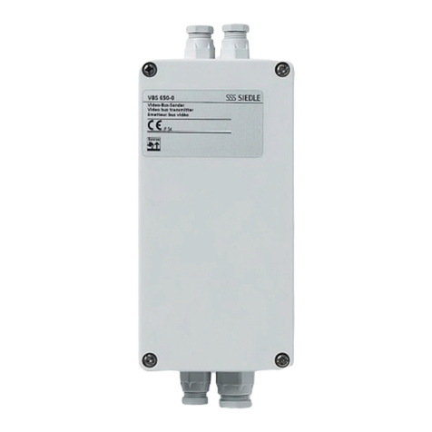 SSS Siedle VBS 650-0 Product information