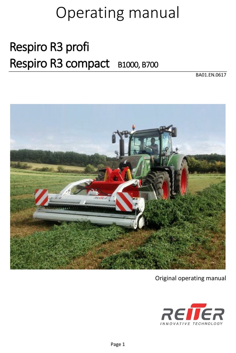 REITER Respiro R3 profi operating manual
